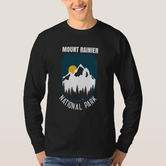 Mount Rainier National Park Hiking Vacation  9 T-shirt (Voorkant)