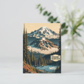 Mount Rainier National Park in Washington Briefkaart (Staand voorkant)