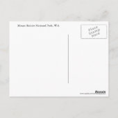 Mount Rainier National Park John Muir Quote Briefkaart (Achterkant)