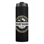 Mount Rainier National Park Logo Mountain Thermosbeker (Voorkant)