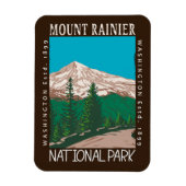 Mount Rainier National Park  Magneet (Verticaal)