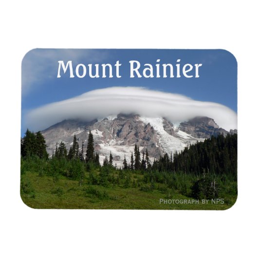 Mount Rainier National Park-magneet Magneet (Horizontaal)