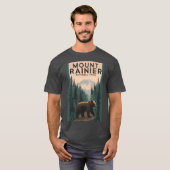 Mount Rainier National Park meisje T-shirt (Voorkant volledig)