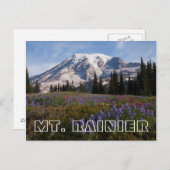 Mount Rainier National Park, Mount Rainier 3 Briefkaart (Voorkant / Achterkant)