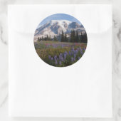 Mount Rainier National Park, Mount Rainier 3 Ronde Sticker (Tas)