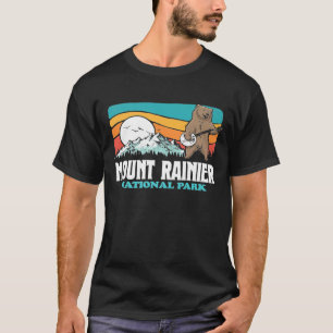 Mount Rainier National Park Mountains Banjo Beer T-shirt