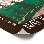 Mount Rainier National Park  Poster (Hoek)