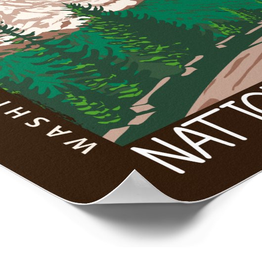 Mount Rainier National Park  Poster (Hoek)