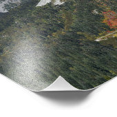 Mount Rainier National Park Scenic Canyon Foto Afdruk (Hoek)