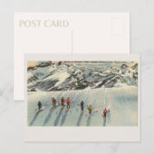 Mount Rainier National Park Skiing Mazama Ridge Briefkaart (Voorkant / Achterkant)