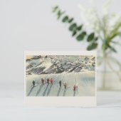 Mount Rainier National Park Skiing Mazama Ridge Briefkaart (Staand voorkant)