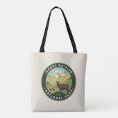 Mount Rainier National Park Tote Bag (Achterkant)