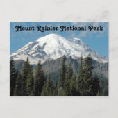 Mount Rainier National Park Travel Photo Briefkaart (Voorkant)