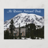 Mount Rainier National Park Travel Photo Briefkaart (Voorkant)