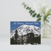 Mount Rainier National Park Travel Photo Briefkaart (Staand voorkant)