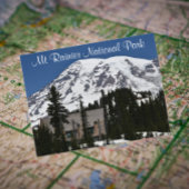 Mount Rainier National Park Travel Photo Briefkaart