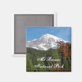 Mount Rainier National Park Uitzicht Magneet (Voorkant / Achterkant)