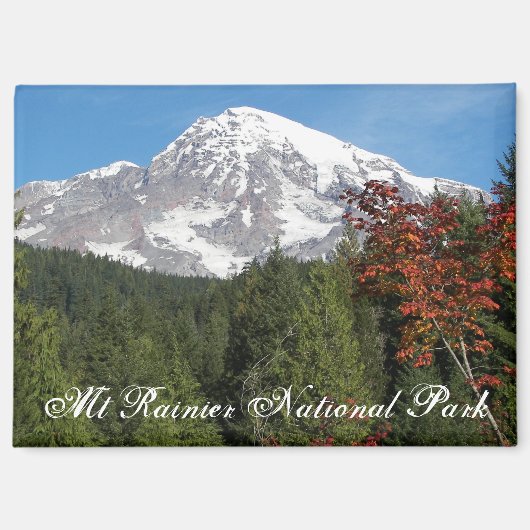 Mount Rainier National Park Uitzicht Magneet (Voorkant)