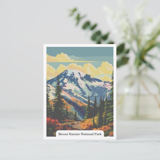 Mount Rainier National Park, Verenigde Staten Briefkaart (Staand voorkant)