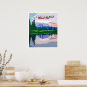 Mount Rainier National Park Vintage Poster (Keuken)