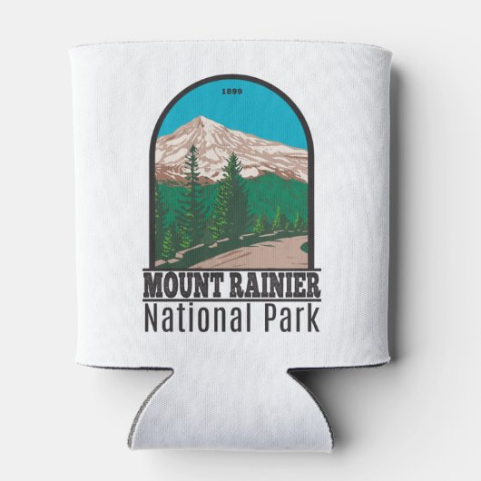 Mount Rainier National Park Washington Blikjeskoeler (Achterkant)