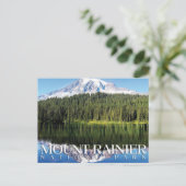 Mount Rainier National Park, Washington Briefkaart (Staand voorkant)