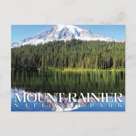 Mount Rainier National Park, Washington Briefkaart (Voorkant)