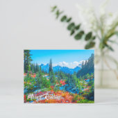 Mount Rainier National Park, Washington Briefkaart (Staand voorkant)