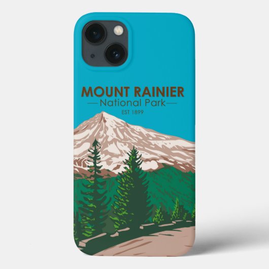 Mount Rainier National Park Washington  Case-Mate iPhone Case (Achterkant)