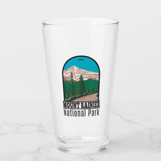 Mount Rainier National Park Washington  Glas (Voorkant)