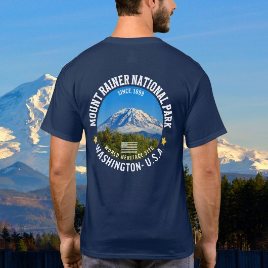 Mount Rainier National Park – Washington Hiking T-shirt