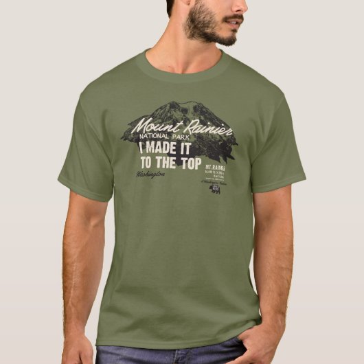 Mount Rainier National Park Washington IMITTT T-shirt (Voorkant)