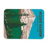 Mount Rainier National Park Washington  Magneet (Horizontaal)