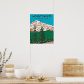 Mount Rainier National Park Washington  Poster (Keuken)