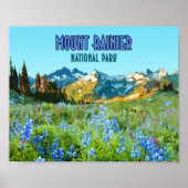 Mount Rainier National Park Washington  Poster (Voorkant)