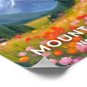 Mount Rainier National Park | Washington Reisgids Poster (Hoek)