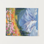 Mount Rainier National Park | Washington Reizen Wandkleed (Voorkant (horizontaal))