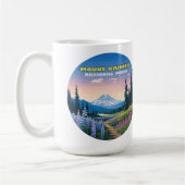 Mount Rainier National Park Washington Retro Koffiemok (Links)