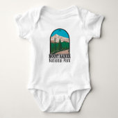 Mount Rainier National Park Washington Romper (Voorkant)