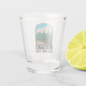 Mount Rainier National Park Washington Shot Glas (Achterkant)