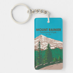 Mount Rainier National Park Washington  Sleutelhanger