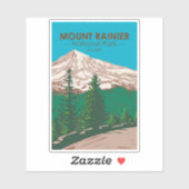 Mount Rainier National Park Washington  Sticker (Vel)