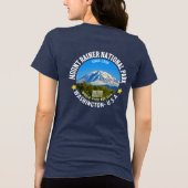 Mount Rainier National Park – Washington Tri-Blend Shirt (Achterkant)