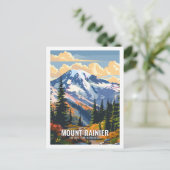 Mount Rainier National Park Washington USA Briefkaart (Staand voorkant)