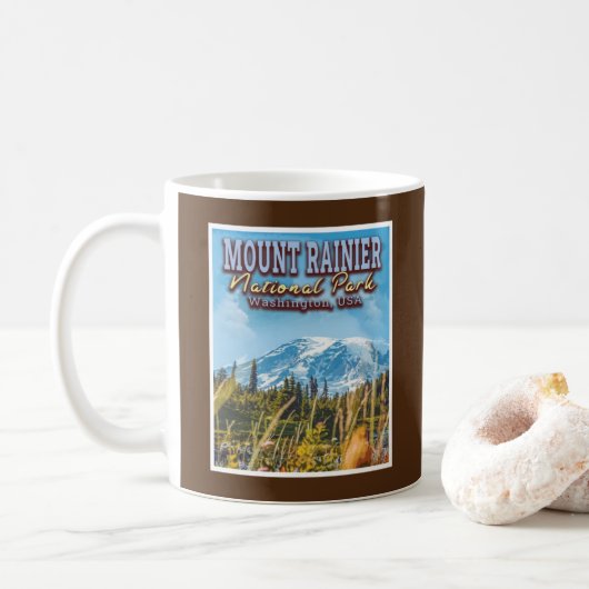 MOUNT RAINIER NATIONAL PARK - WASHINGTON USA KOFFIEMOK (Met donut)