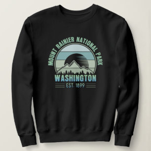 Mount Rainier National Park Washington USA Retro Trui