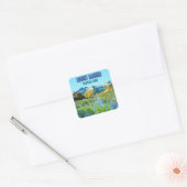 Mount Rainier National Park Washington  Vierkante Sticker (Envelop)
