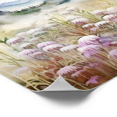 Mount Rainier National Park Waterverf Poster (Hoek)