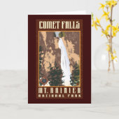 Mount Rainier Nat'l Park Card Kaart (Gele Bloem)