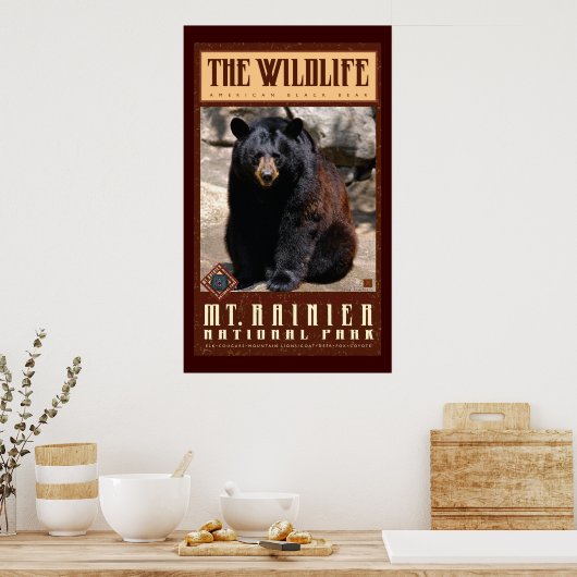 Mount Rainier Nat'l Park Poster (Keuken)